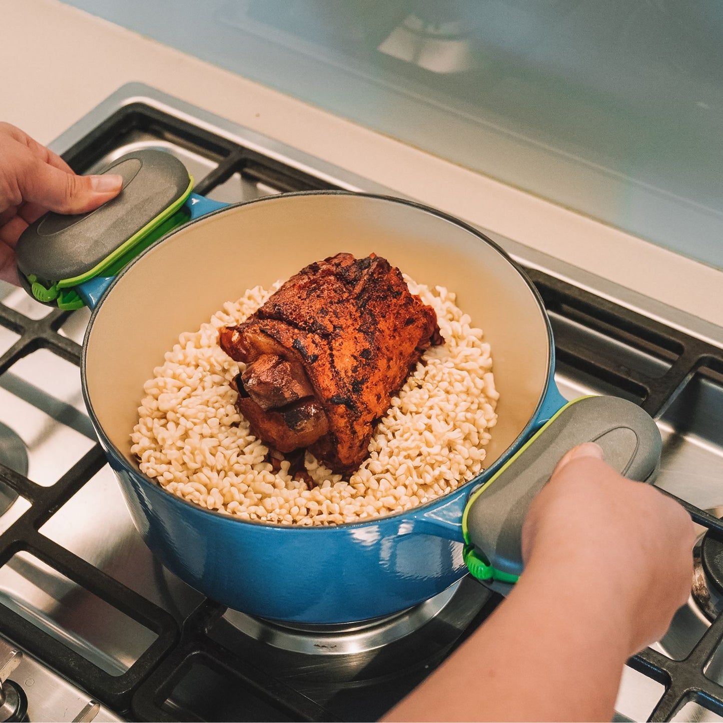 PebbleGrip in Green - Set of 2