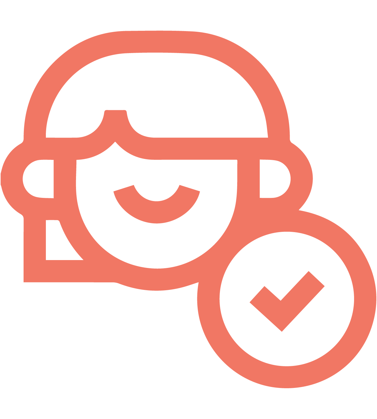 Illustration showing PebbleGrip's unique points: user-friendly.