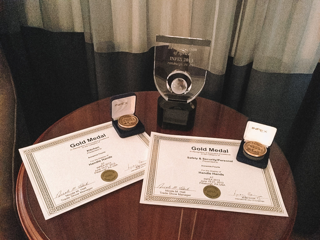 Annemie Fourie awards from Inpex 