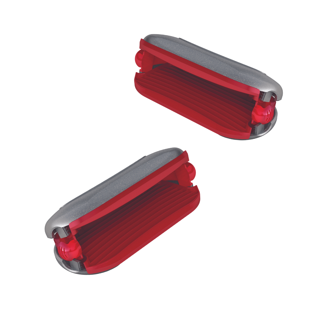 PebbleGrip in Red - Set of 2